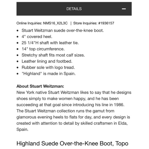 Stuart Weitzman over the knee Hiland boots - Picture 5 of 8